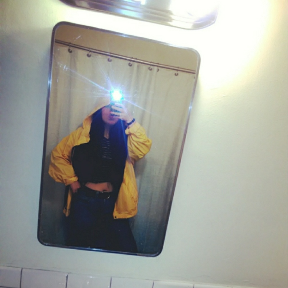 London Fog Yellow windbreaker